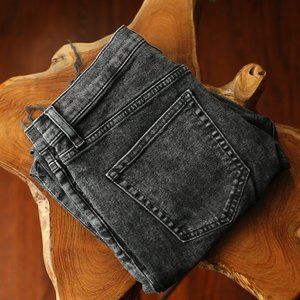 Gap True Skinny Ankle Sky High Black Wash Jeans 30 (10r)
